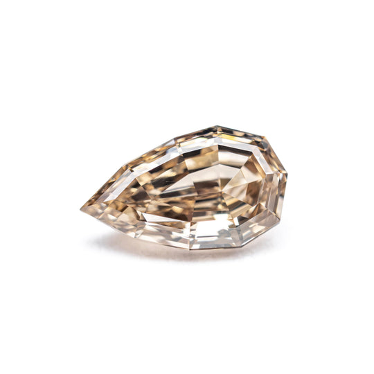 Champagne Step Cut Diamond - 1.23ct Geo Pear