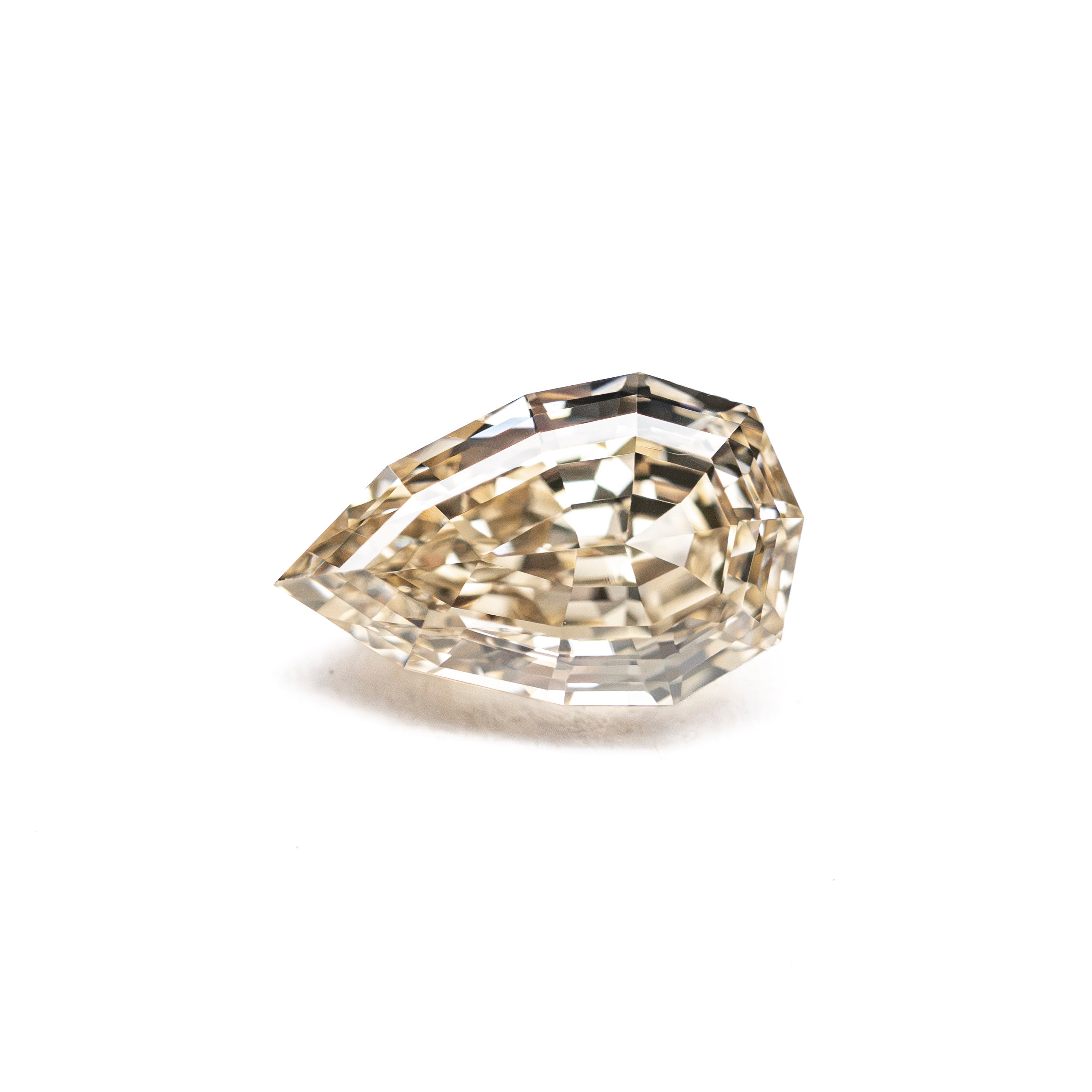 Champagne Step Cut Diamond - 1.05ct Geo Pear