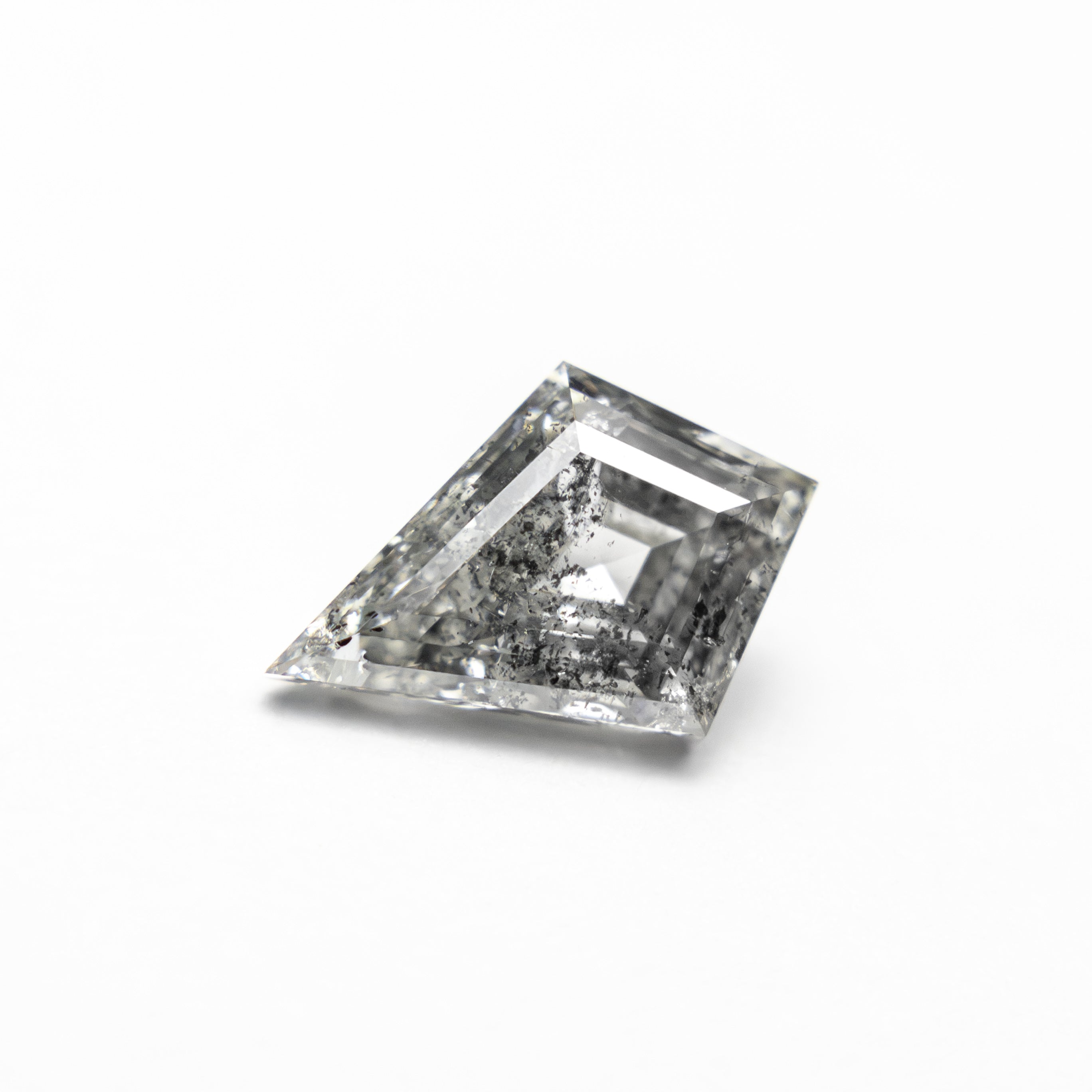 Salt and Pepper Step Cut Diamond - 1.05ct Kite