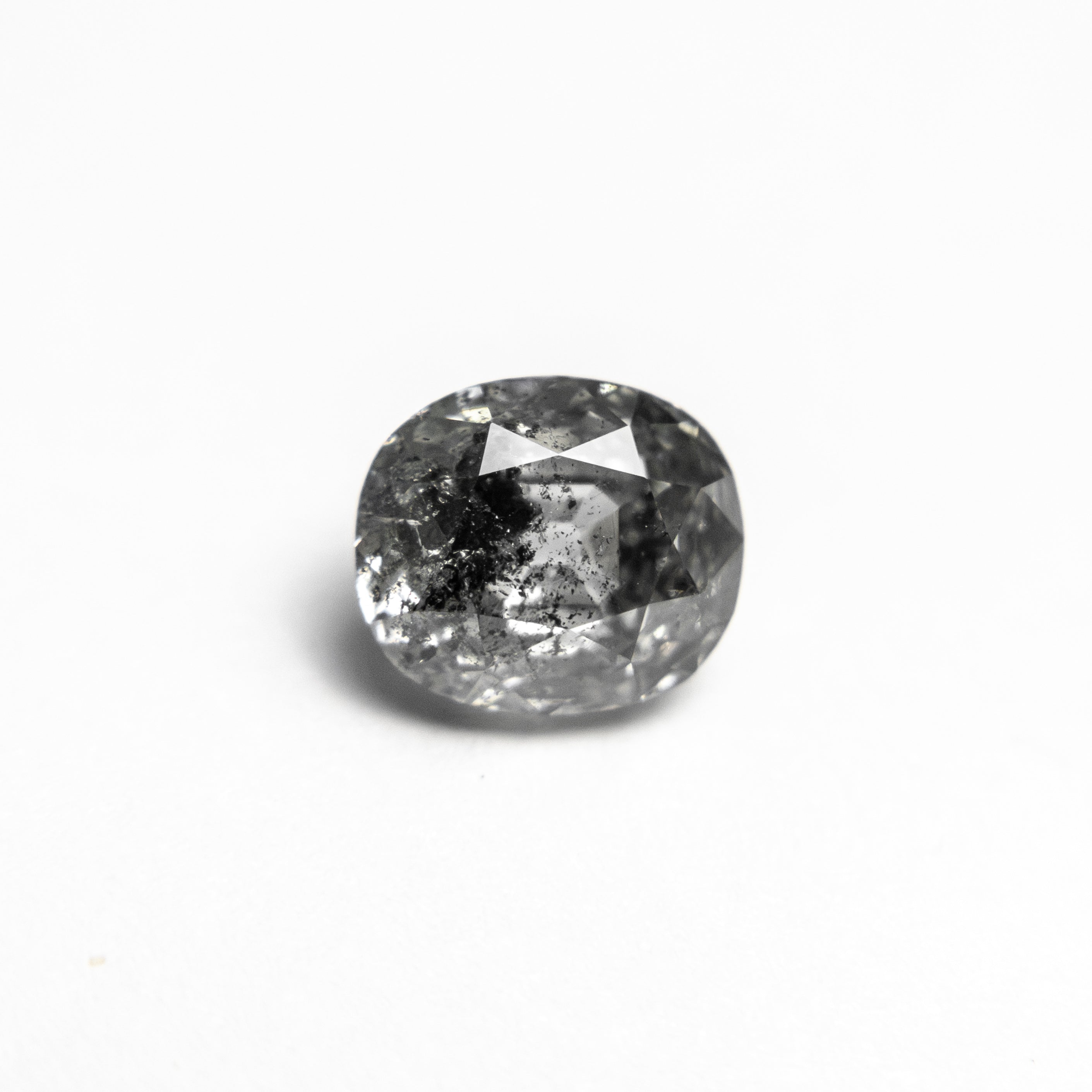 Salt and Pepper Modern Antique Old Mine Cut Diamond - 1.02ct Cushion