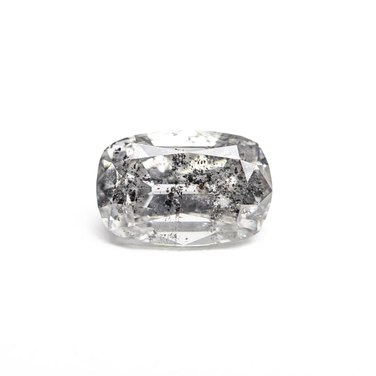 Salt and Pepper Modern Antique Old Mine Cut Diamond - 1.35ct Cushion
