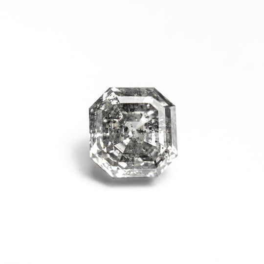 Salt and Pepper Step Cut Diamond - 1.27ct Cut Corner Rectangle