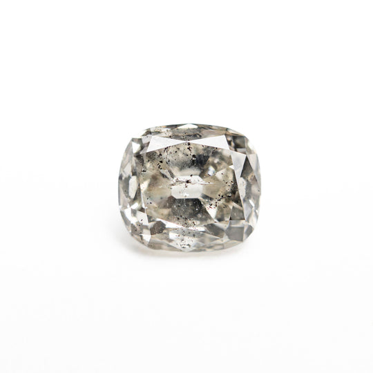Salt and Pepper Modern Antique Old Mine Cut Diamond - 1.32ct Cushion