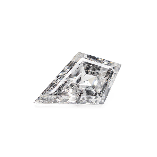 Salt and Pepper Step Cut Diamond - 1.09ct Kite