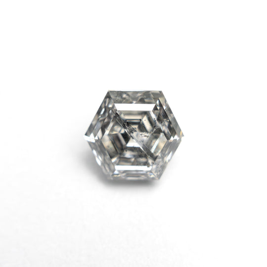Salt and Pepper Step Cut Diamond - 1.28ct Hexagon