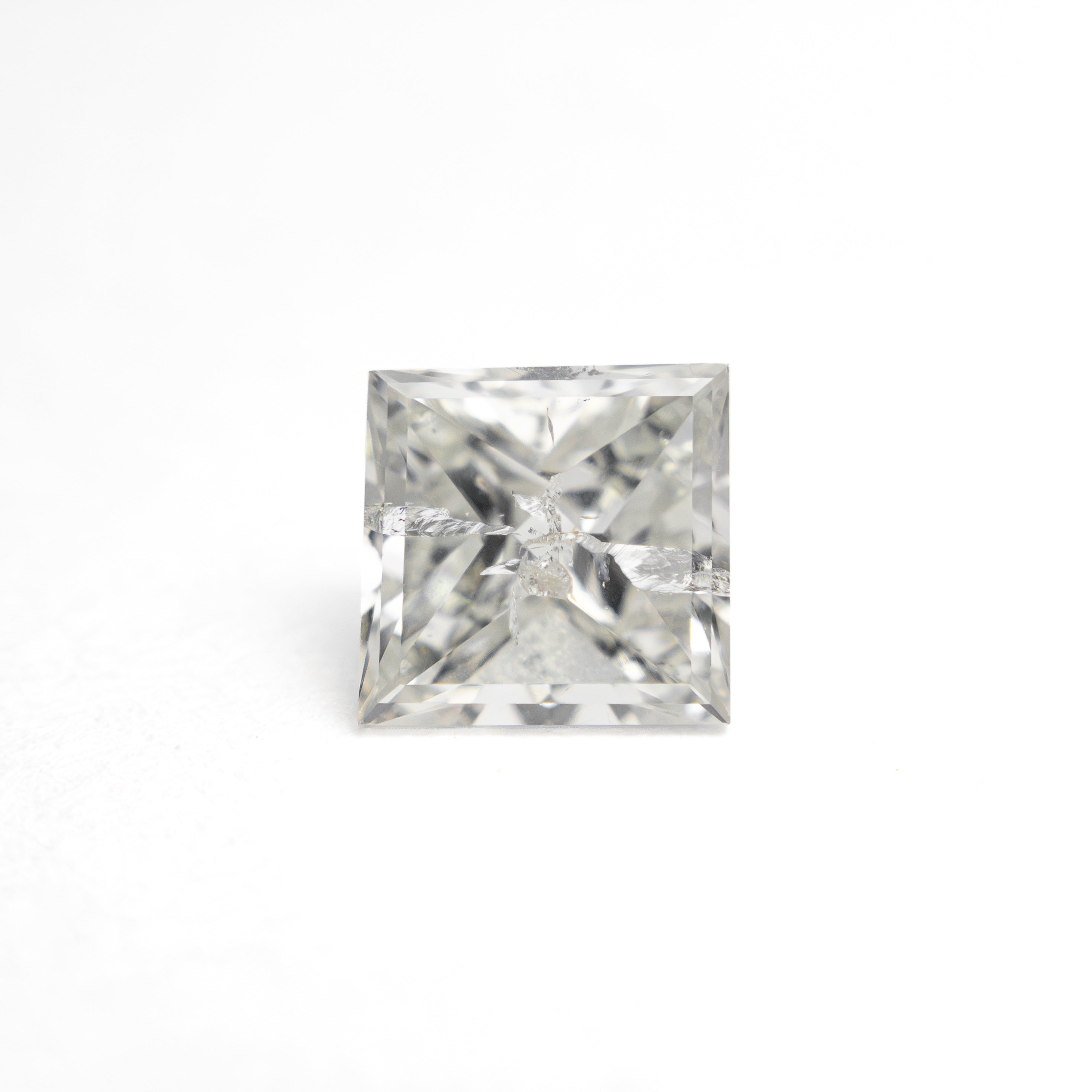 Salt and Pepper Princess Cut Diamond - 1.20ct Square