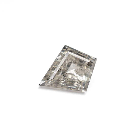 Salt and Pepper Step Cut Diamond - 1.08ct Kite
