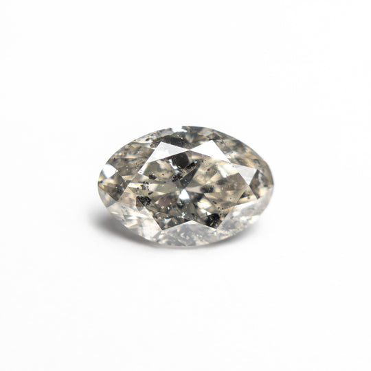 Salt and Pepper Brilliant Diamond - 1.27ct Oval