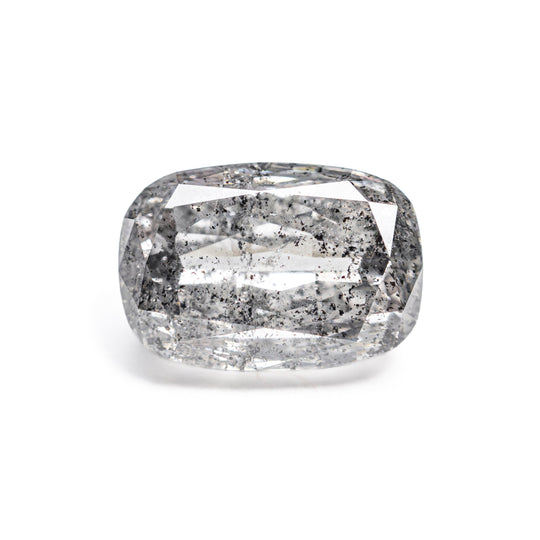 Salt and Pepper Brilliant Diamond - 2.44ct Cushion