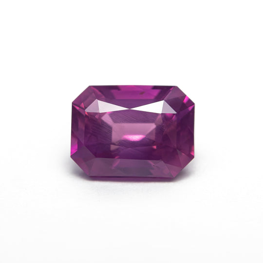 Pink/Purple Brilliant Sapphire - 2.12ct Cut Corner Rectangle
