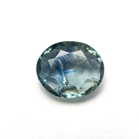 Teal Brilliant Sapphire - 1.96ct Oval