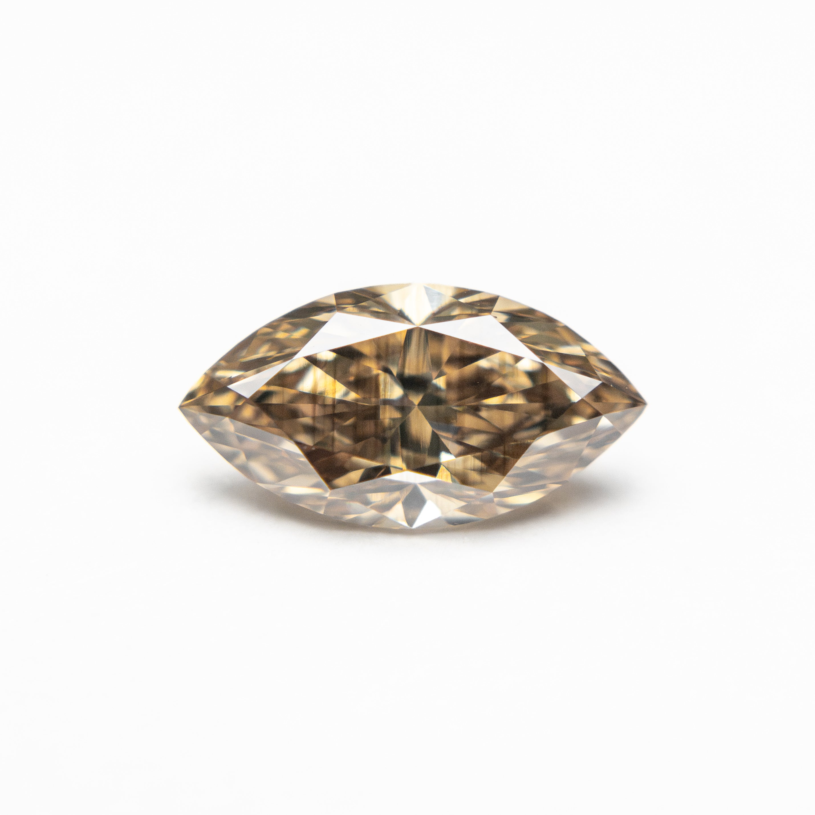 Champagne Brilliant Diamond - 1.16ct Marquise
