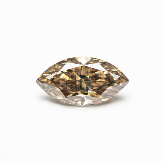 Champagne Brilliant Diamond - 1.16ct Marquise