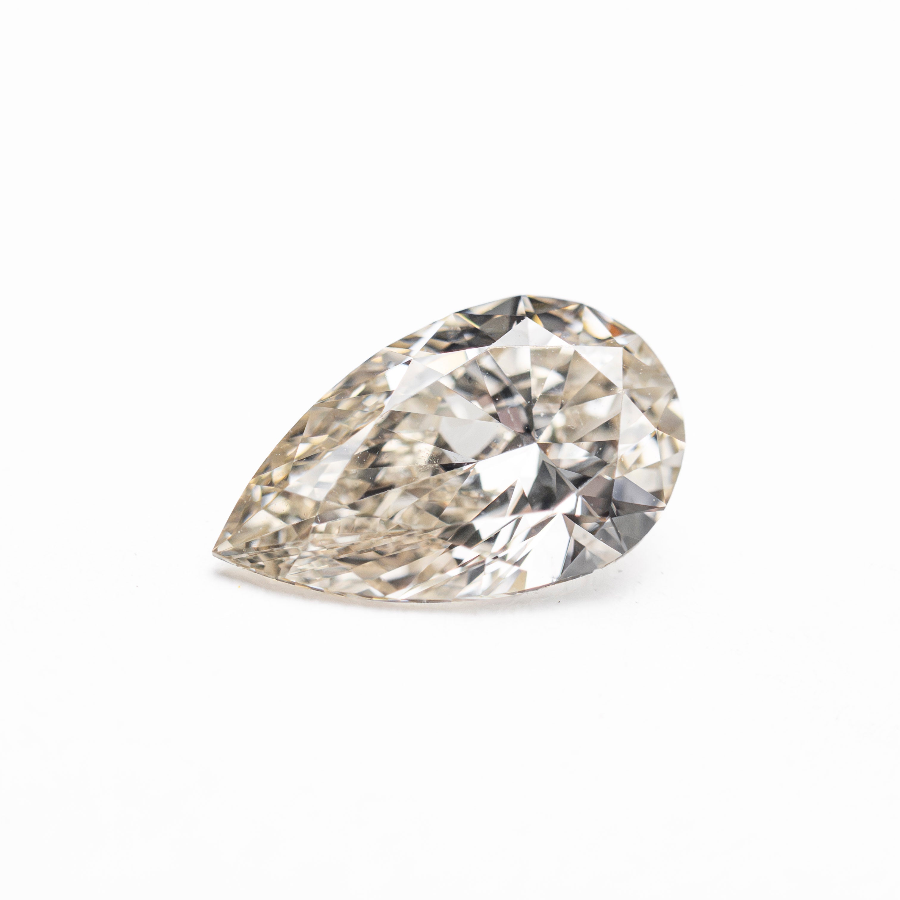 Champagne Brilliant Diamond - 1.01ct Pear