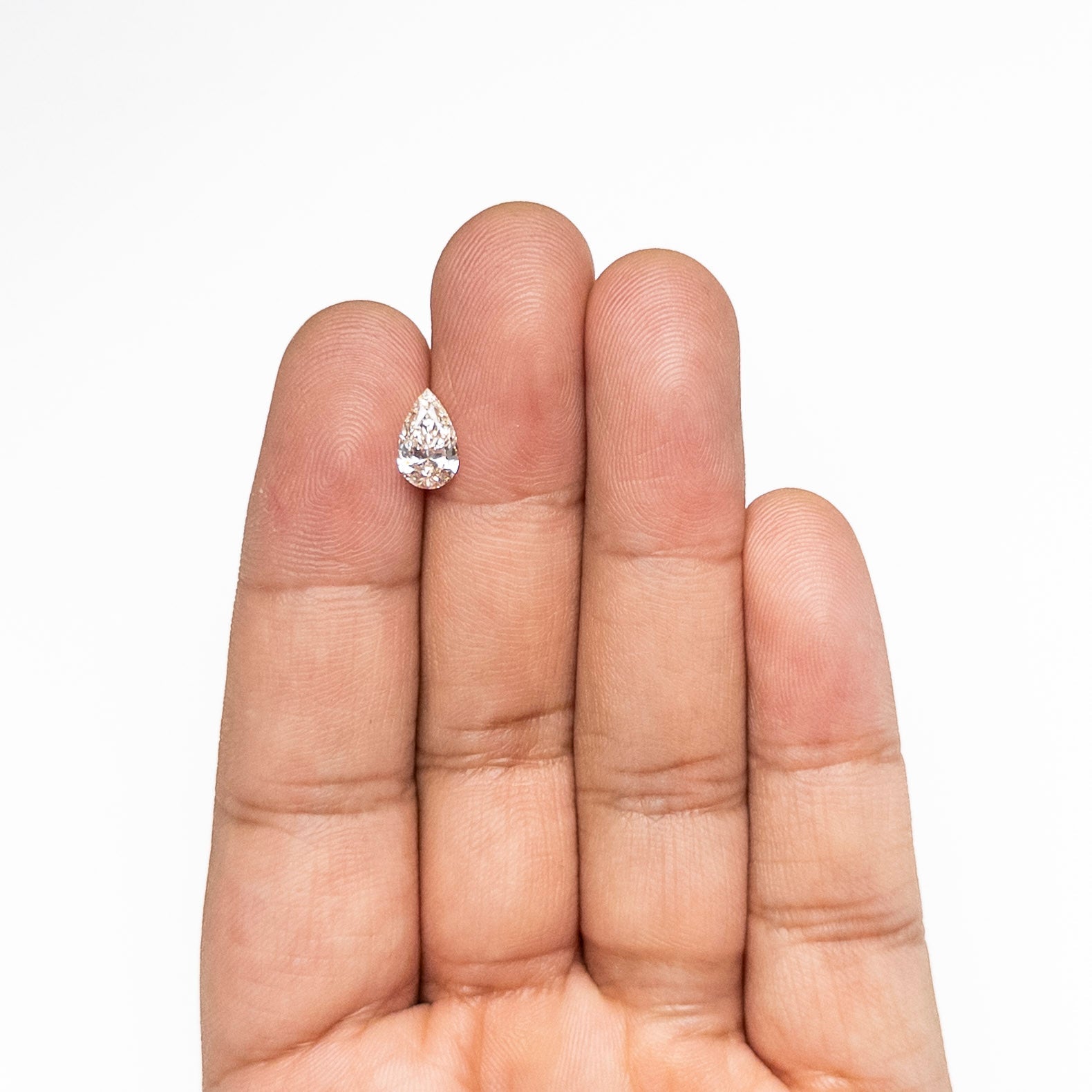 Champagne Brilliant Diamond - 1.01ct Pear