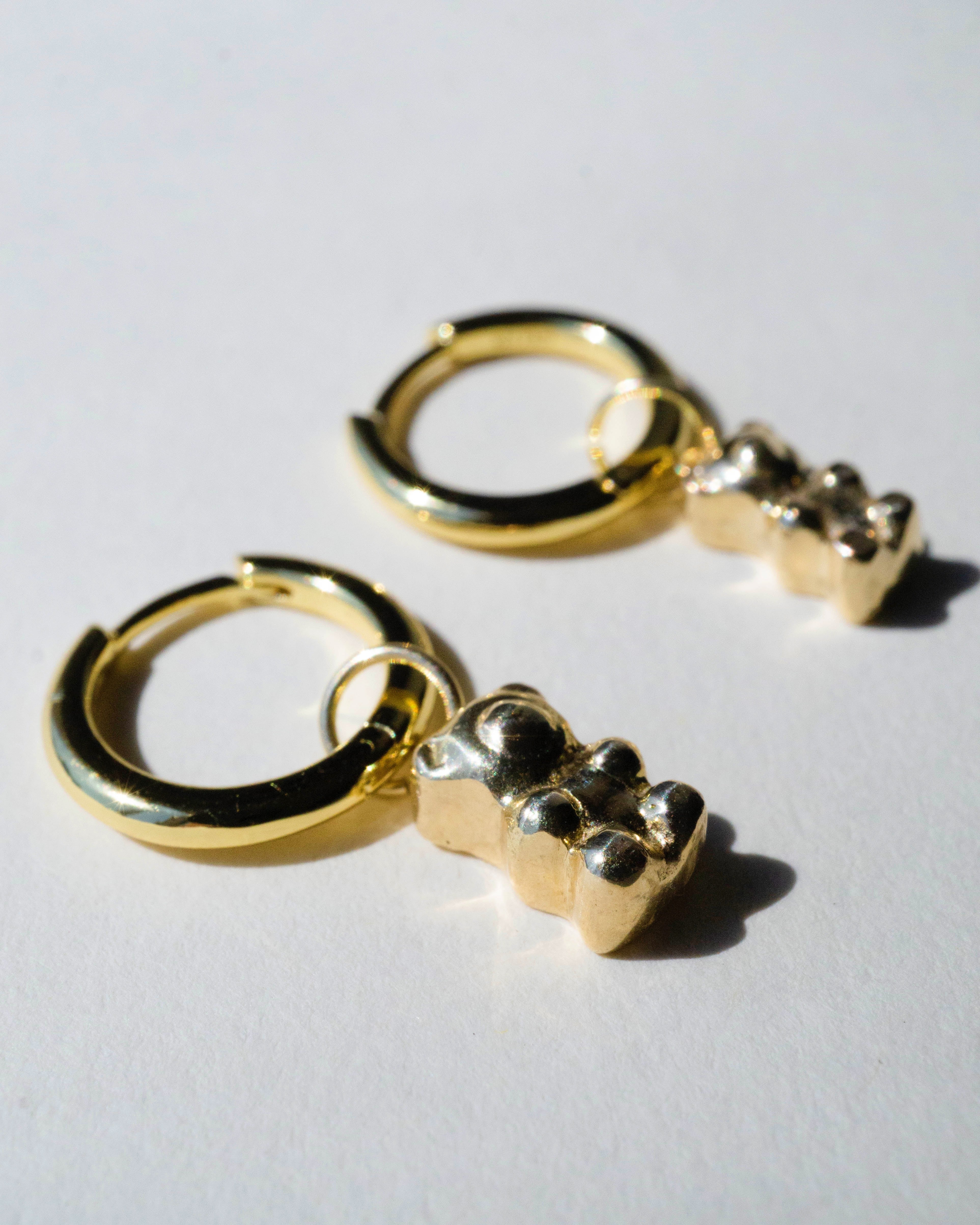 Gummy Bear Charm Hoops *made-to-order - Foe & Dear