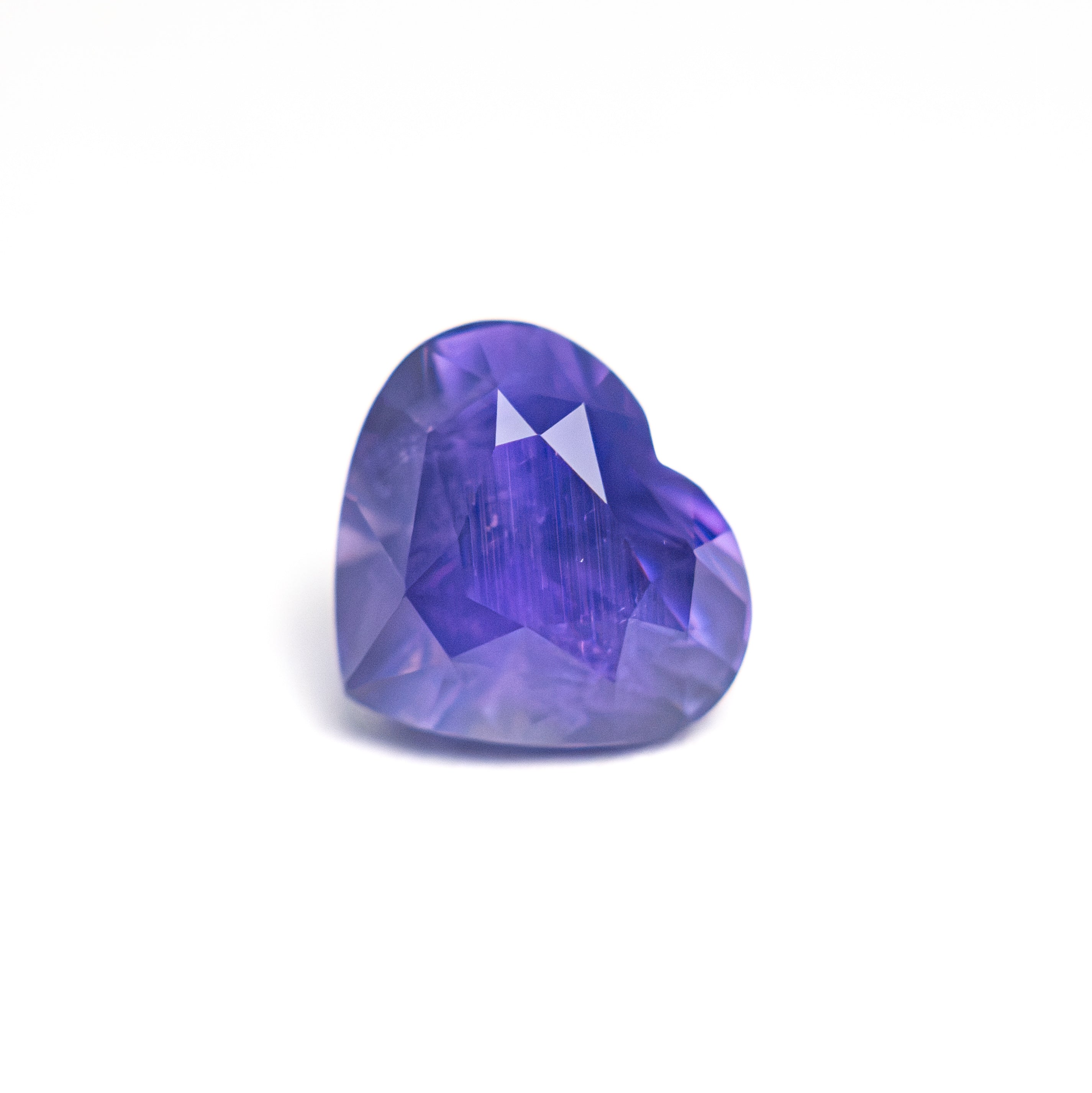 Purple Brilliant Sapphire - 2.01ct Heart