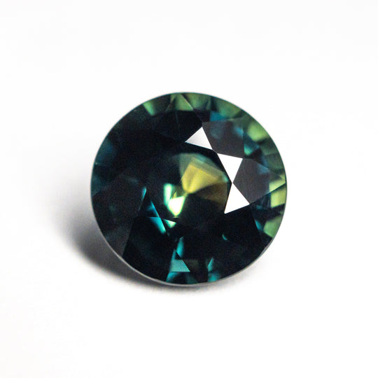 Parti Green-Blue Brilliant Sapphire - 5.05ct Round