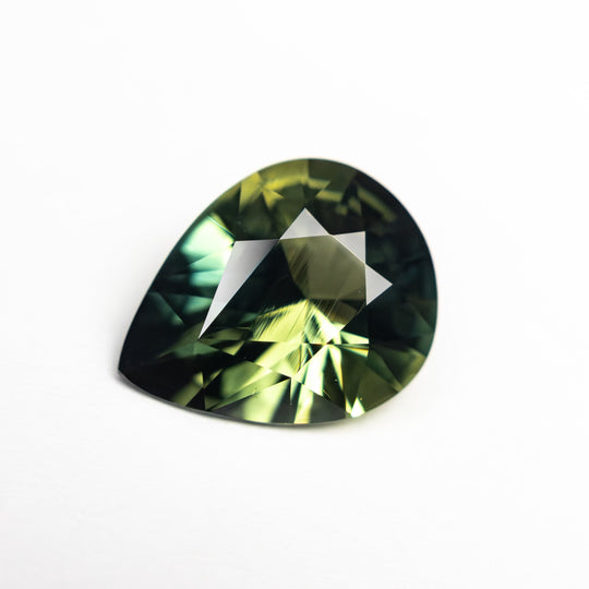 Teal/Green Brilliant Sapphire - 2.20ct Pear