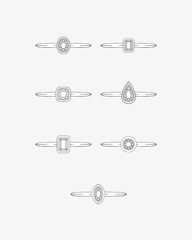 Akira Ring - White Lab Grown Diamond *made-to-order - Foe & Dear