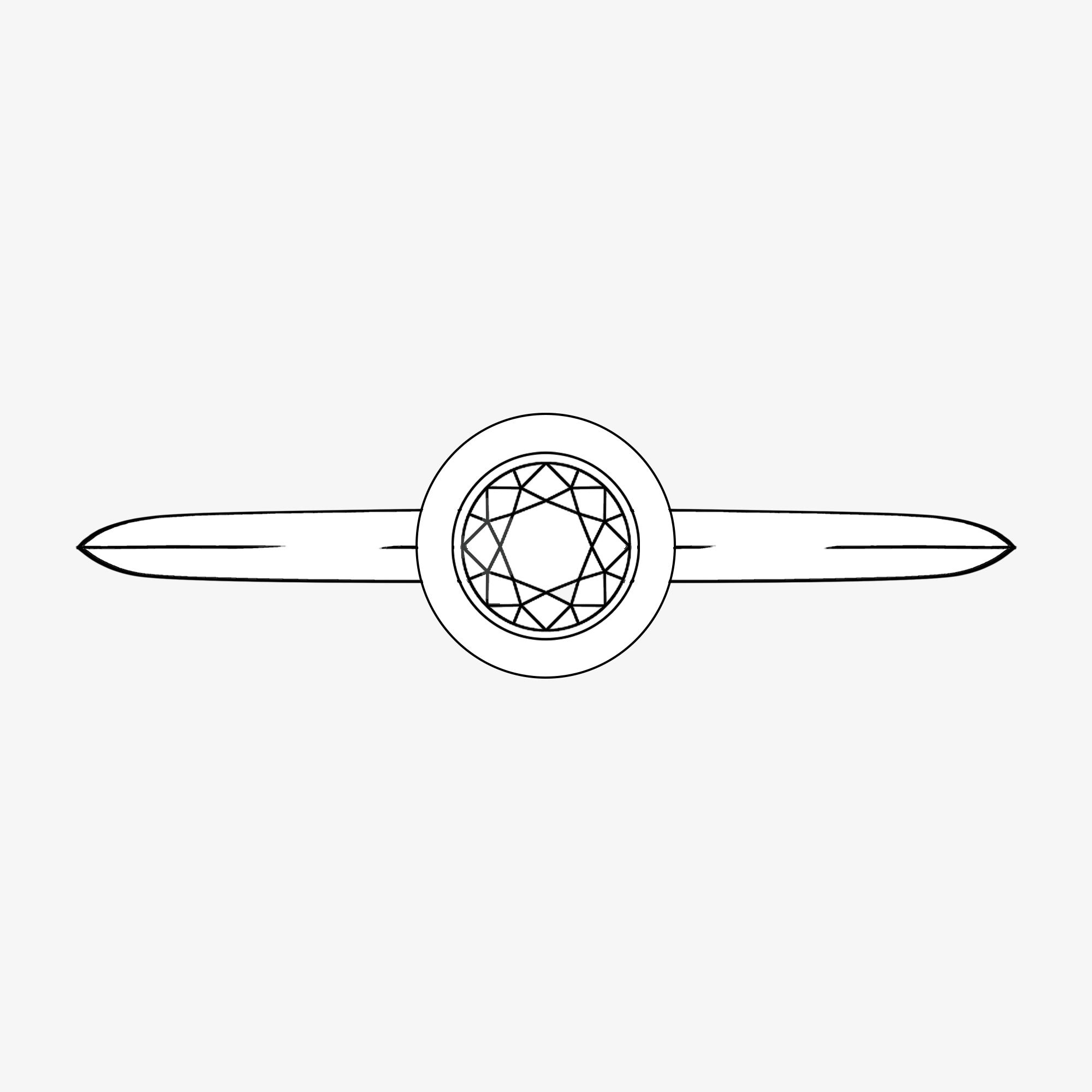 Akira Ring Setting *made-to-order - Foe & Dear