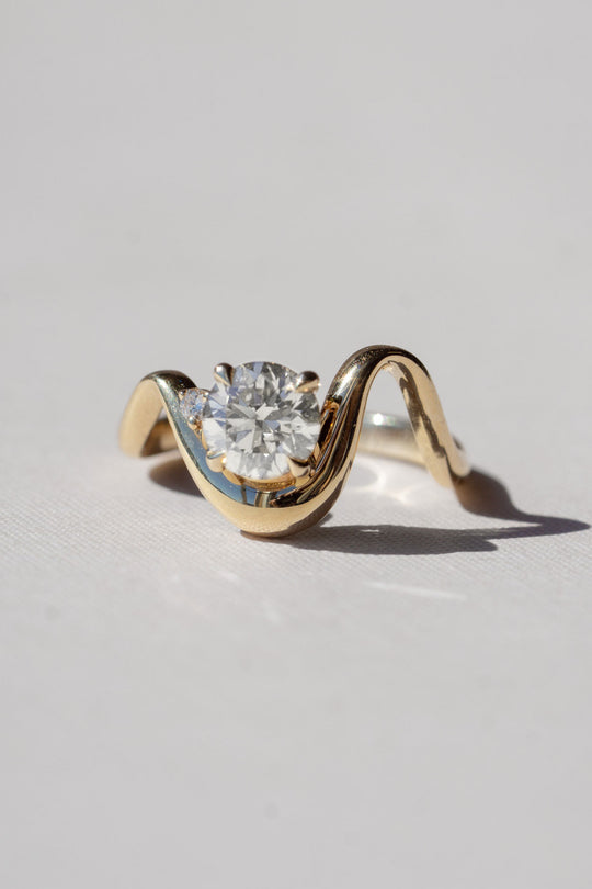 Clementine Ring - White Lab-Grown Diamond *made-to-order