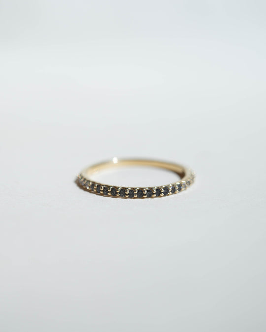 Leilah Ring - Black Diamonds