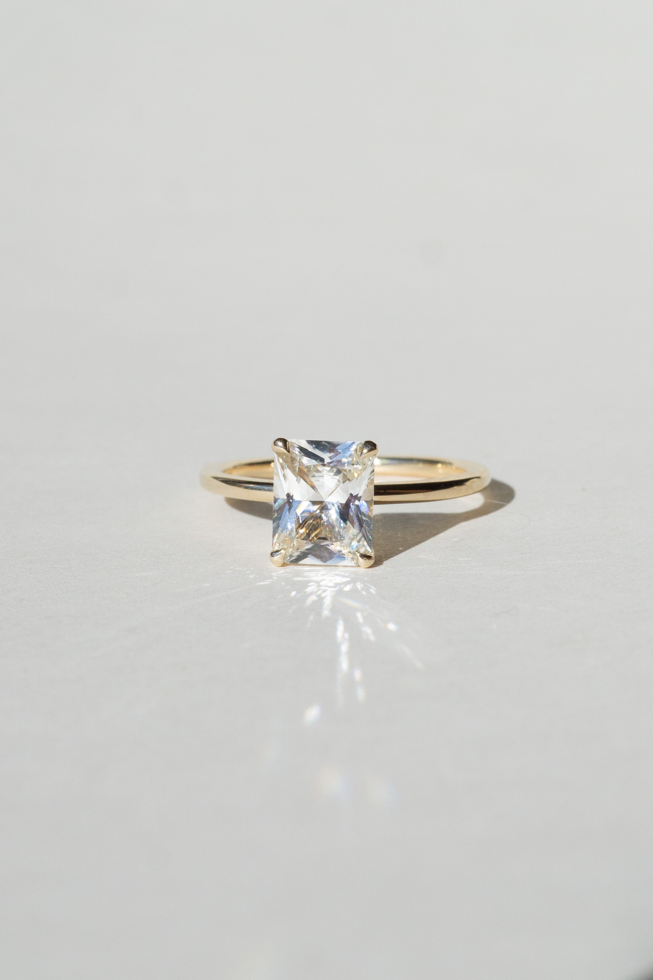 Foe & Dear - Only One Ring - 1.82ct Pale Yellow Radiant Sapphire *ready-to-ship