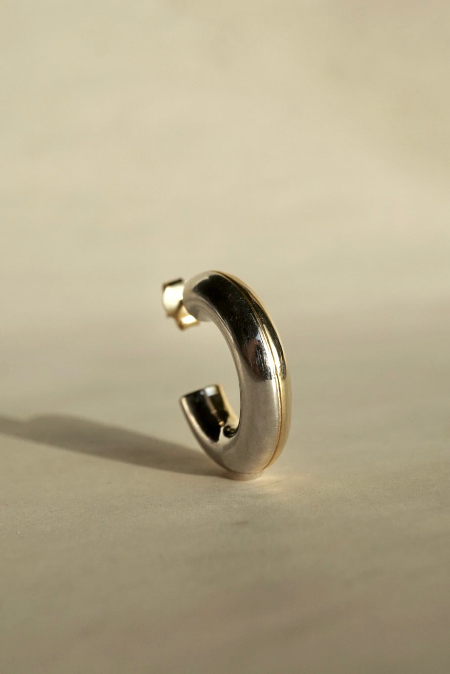 Two-Tone Hollow Hoop Sample - Foe & Dear