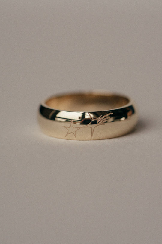 Mercury Pinky Ring *made-to-order