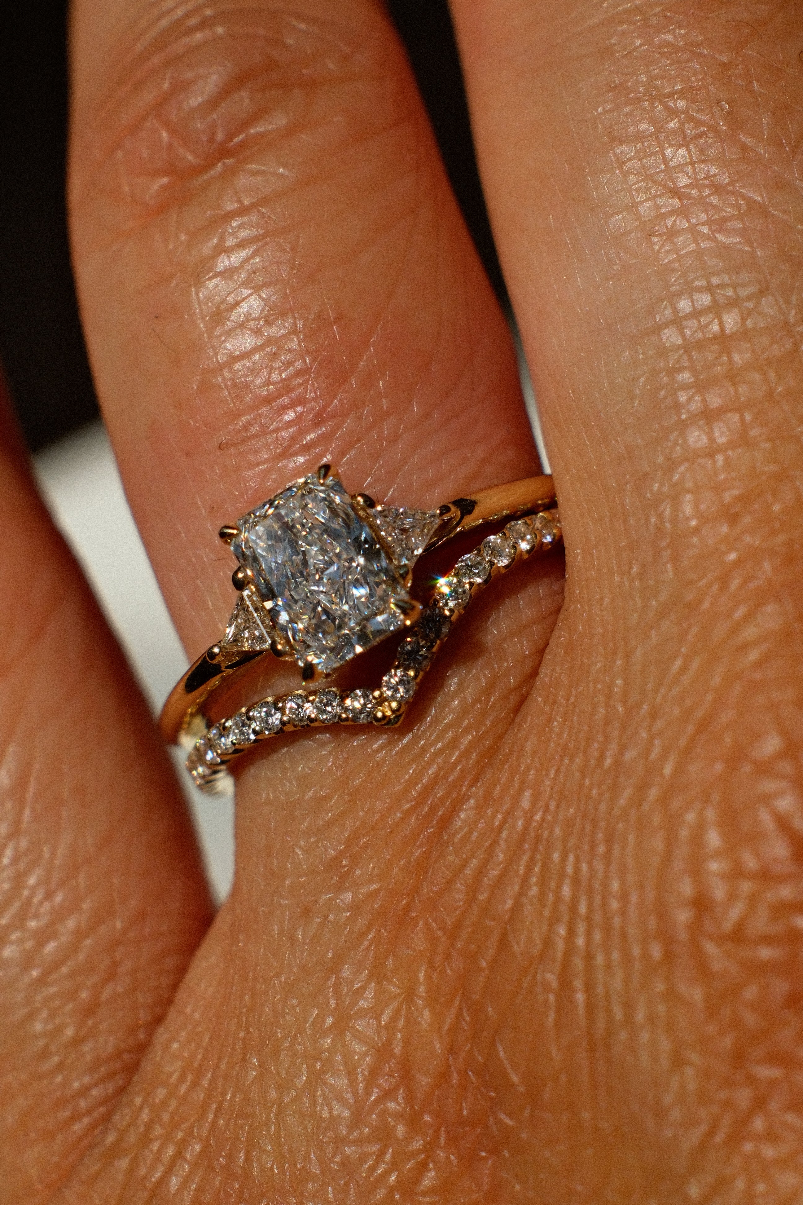 *new* Nikita Ring - 0.91ct White Radiant Cut Lab Diamond *ready-to-ship