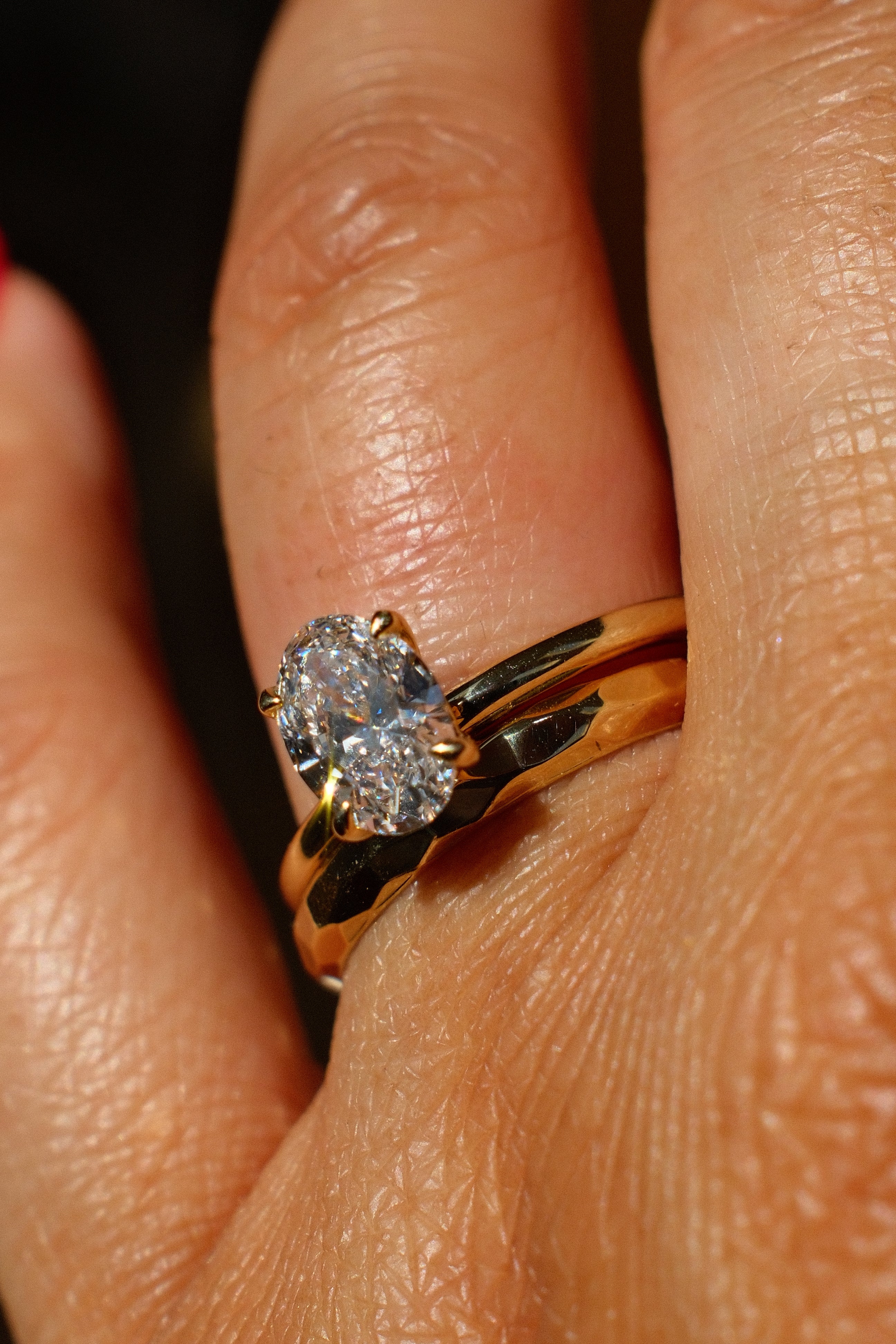 *new* Only One Ring - 1.11ct White Oval Brilliant cut Lab Diamond *ready-to-ship