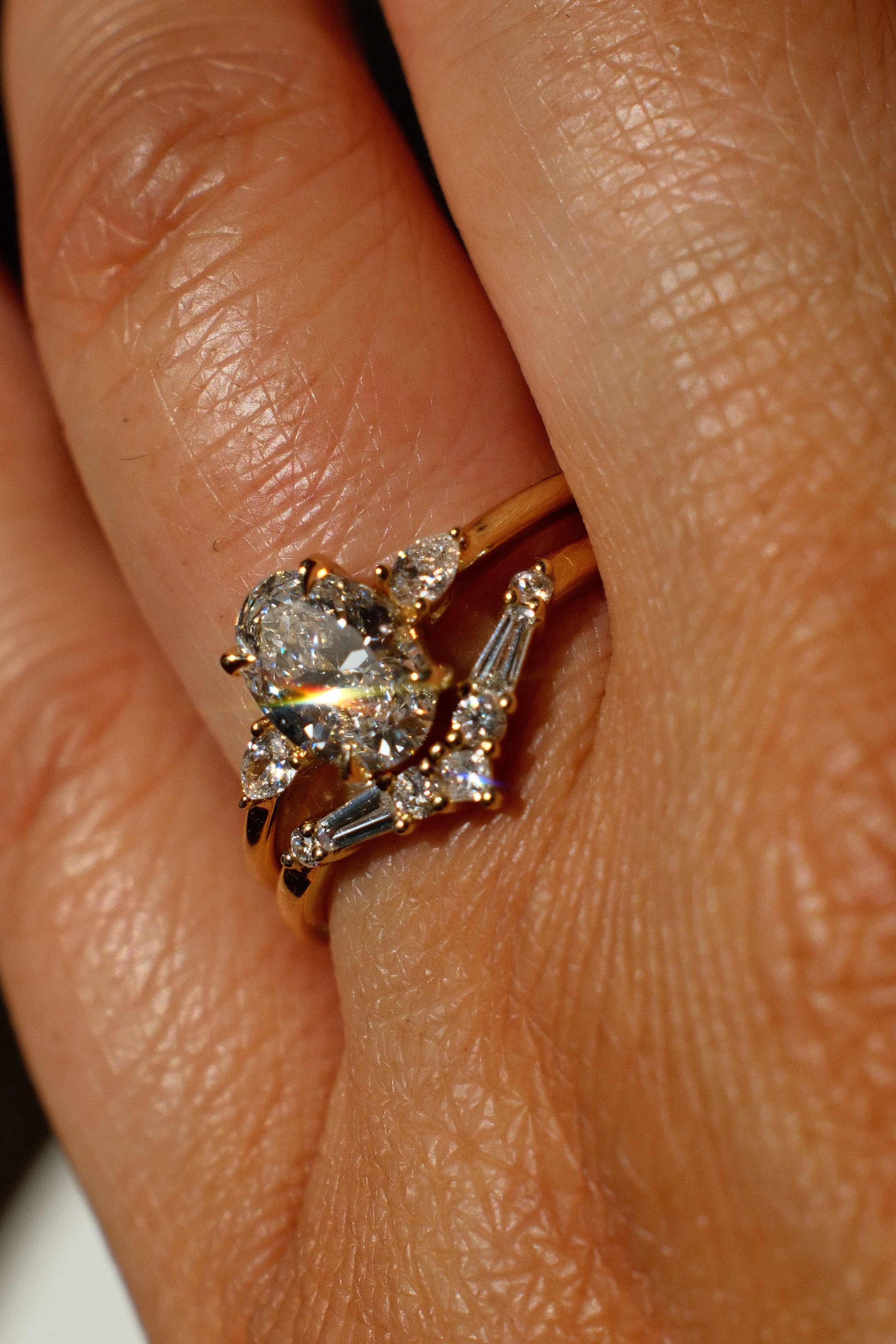*new* Belle Ring - 1.05ct White Oval Brilliant Cut Lab Diamond *ready-to-ship