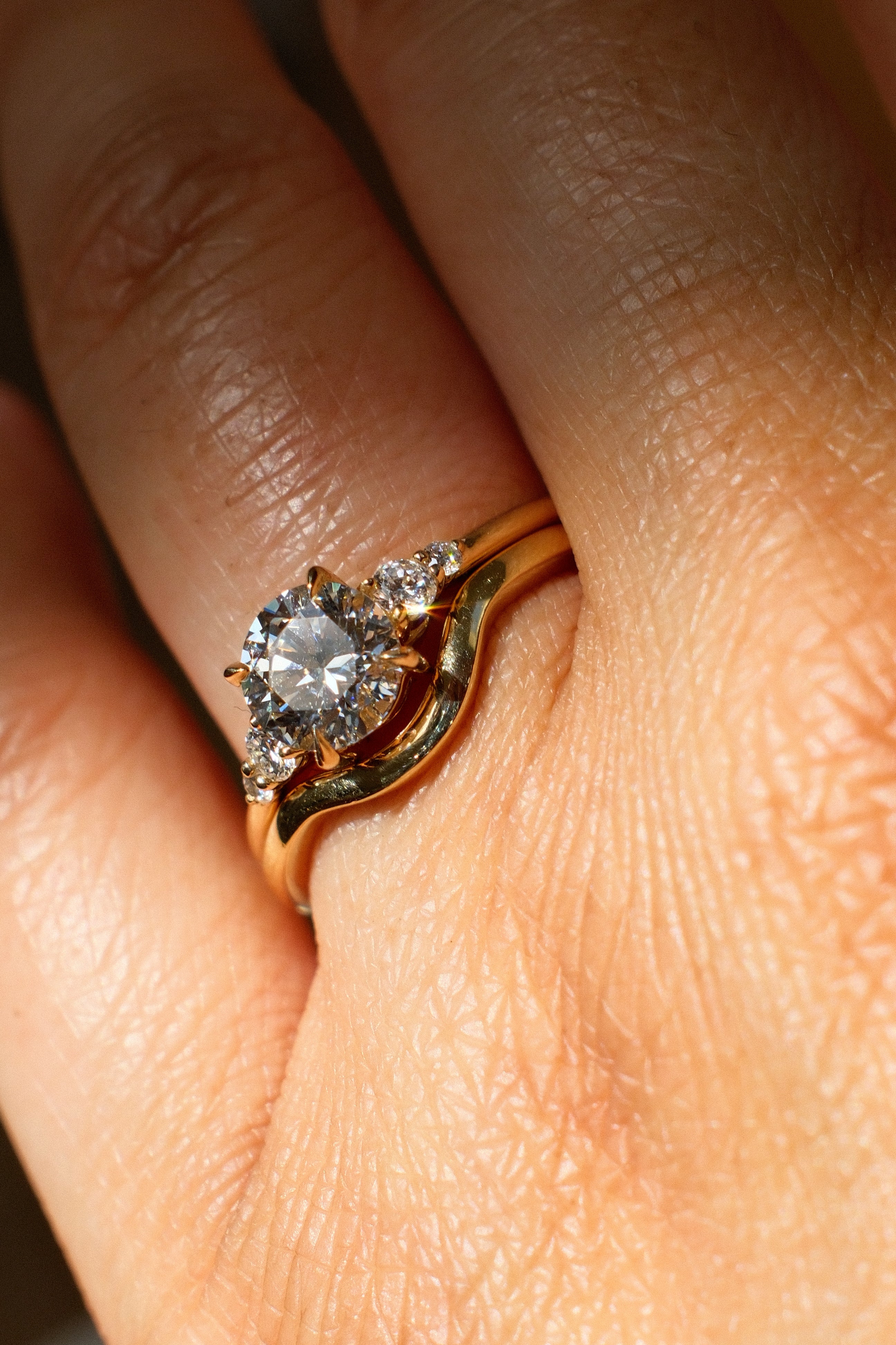 *new* Selene Ring - 1.04ct White Round Brilliant Cut Lab Diamond *ready-to-ship