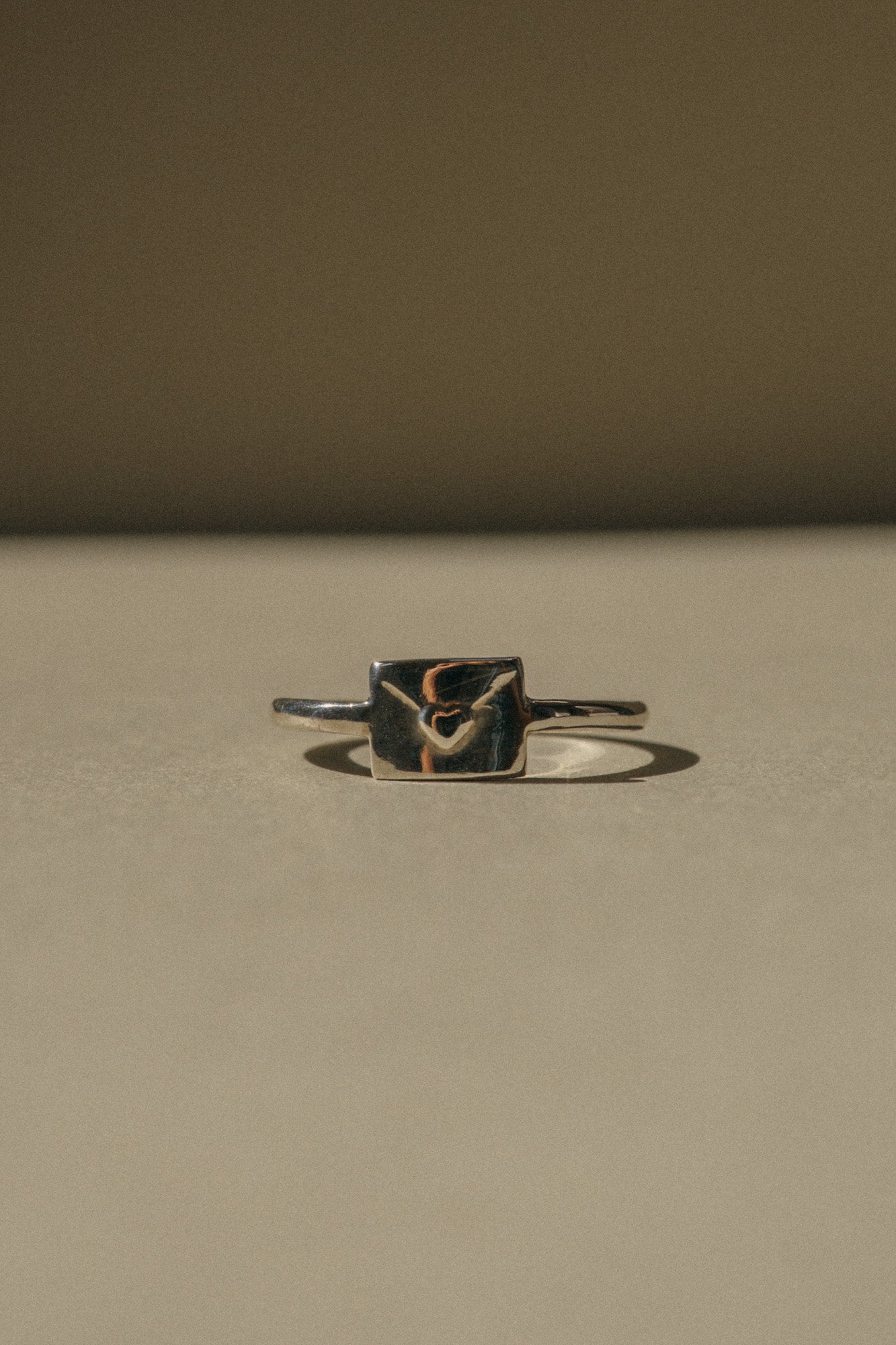 Foe & Dear | Archive Sale: Love Note Charm Ring / Size 7 *ready-to-shop