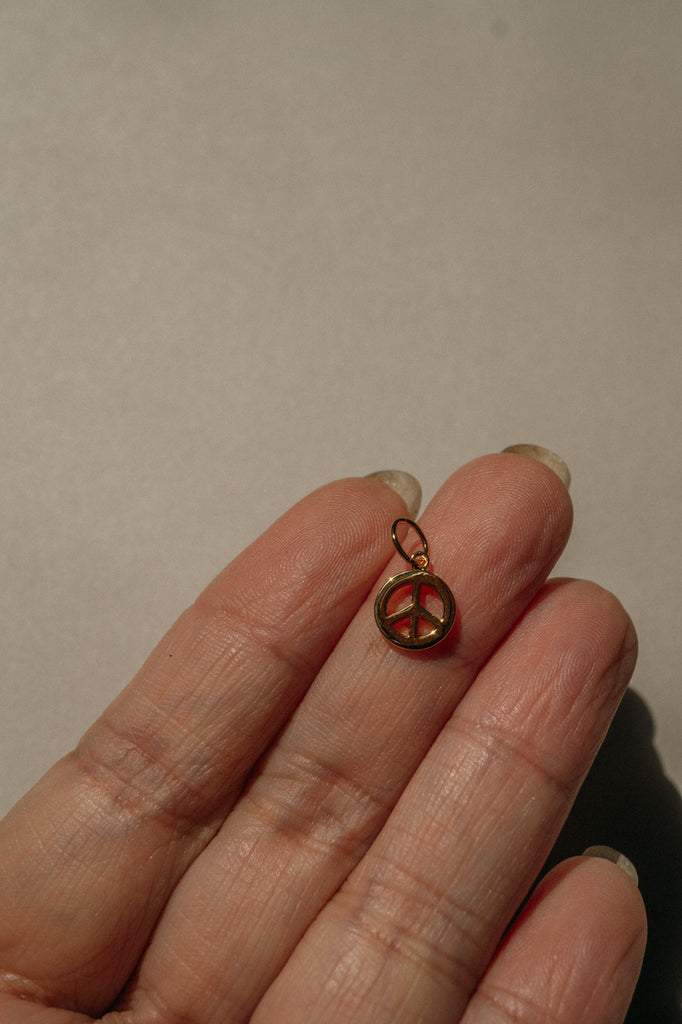 Foe & Dear | Archive Sale: Peace Charm Pendant *ready-to-ship