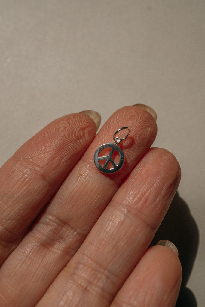 Foe & Dear | Archive Sale: Peace Charm Pendant *ready-to-ship