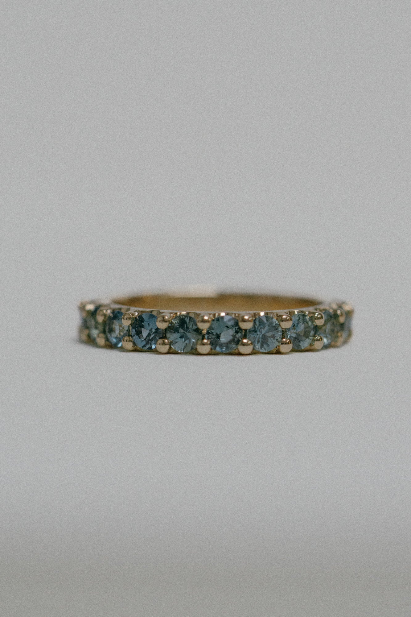 *new * Leilah Ring with Teal Australian Sapphires *ready-to-ship