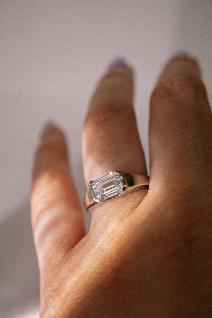 Whisper Ring - White Lab-Grown Diamond *made-to-order