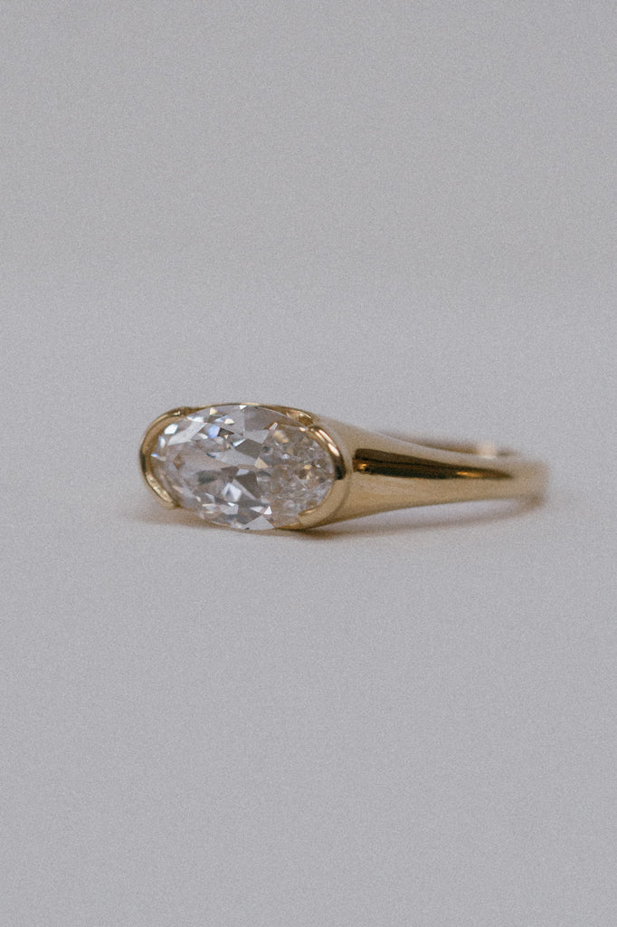 Whisper Ring - White Lab-Grown Diamond *made-to-order