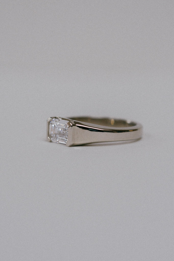 Whisper Ring - White Lab-Grown Diamond *made-to-order