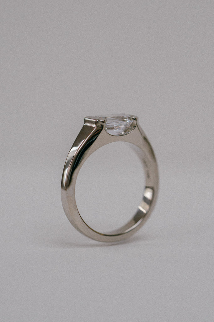 Whisper Ring - White Lab-Grown Diamond *made-to-order