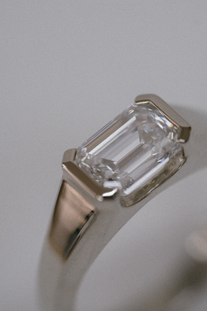 Whisper Ring - White Lab-Grown Diamond *made-to-order