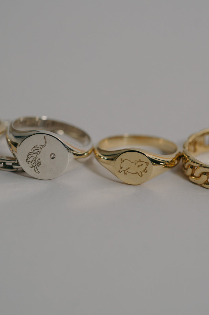 Bao Mini Ring - 14k Yellow Gold *made-to-order