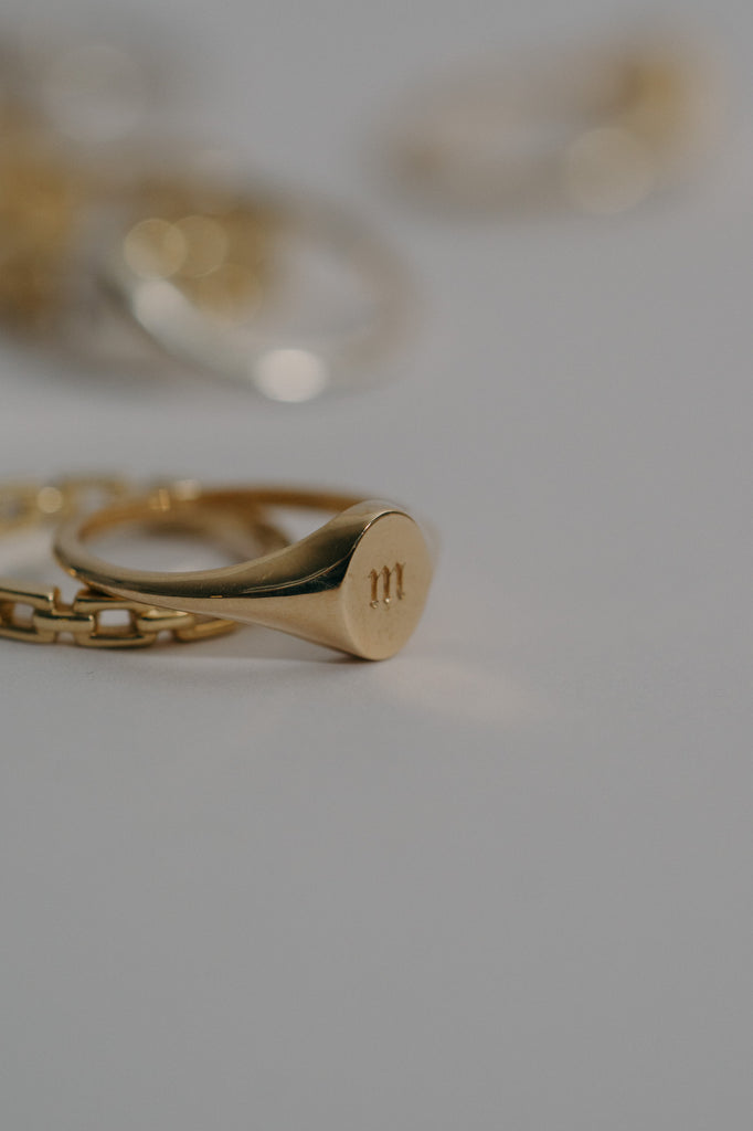 Initial Signet Ring *made-to-order - Foe & Dear