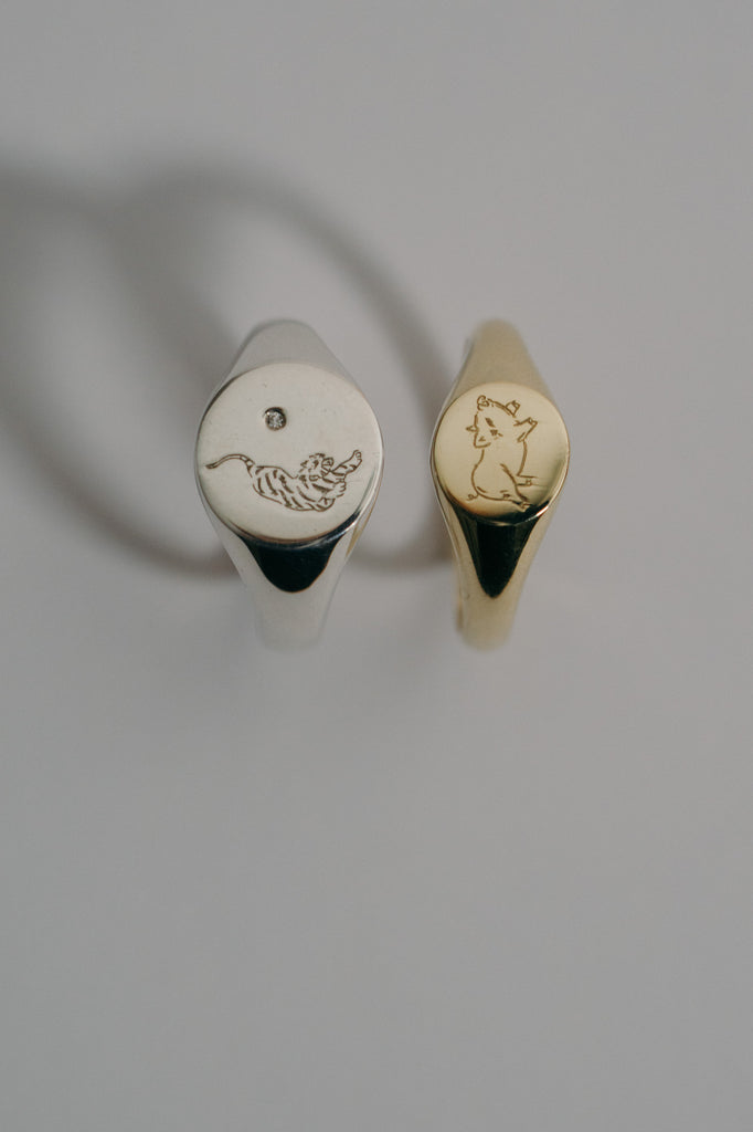 Bao Mini Ring - 14k Yellow Gold *made-to-order