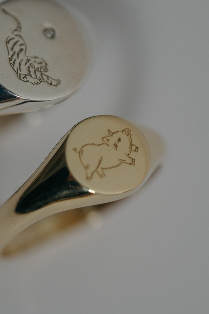 Bao Mini Ring - 14k Yellow Gold *made-to-order