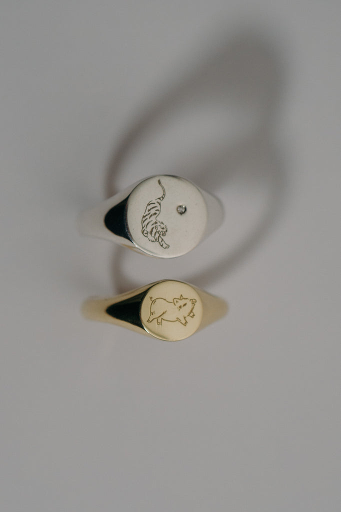 Bao Mini Ring - 14k Yellow Gold *made-to-order