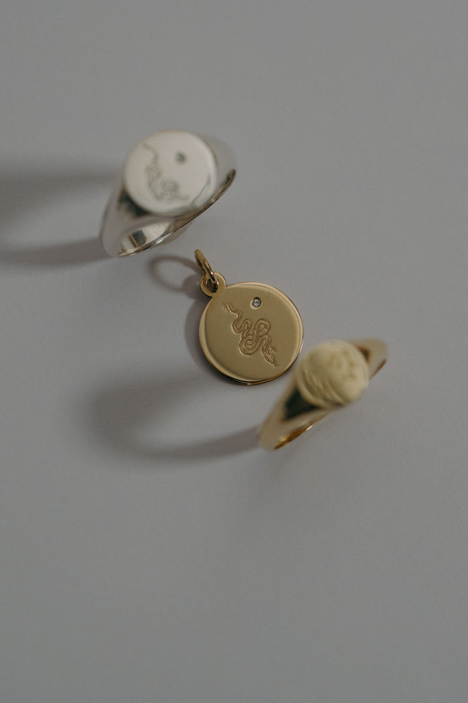 Bao Charm Pendant - 14k Yellow Gold *made-to-order - Foe & Dear