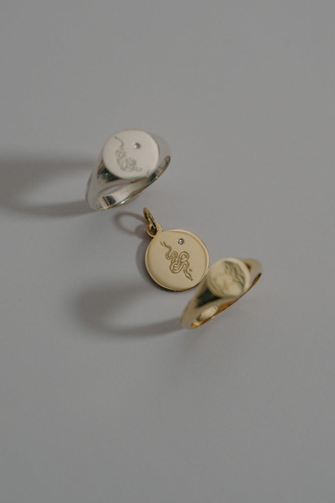 Bao Charm Pendant - 14k Yellow Gold *made-to-order - Foe & Dear